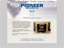 Tablet Screenshot of pioneermoulding.com